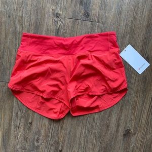 Lululemon Speed Up Short Long 4” Updated Fit Sz 10
